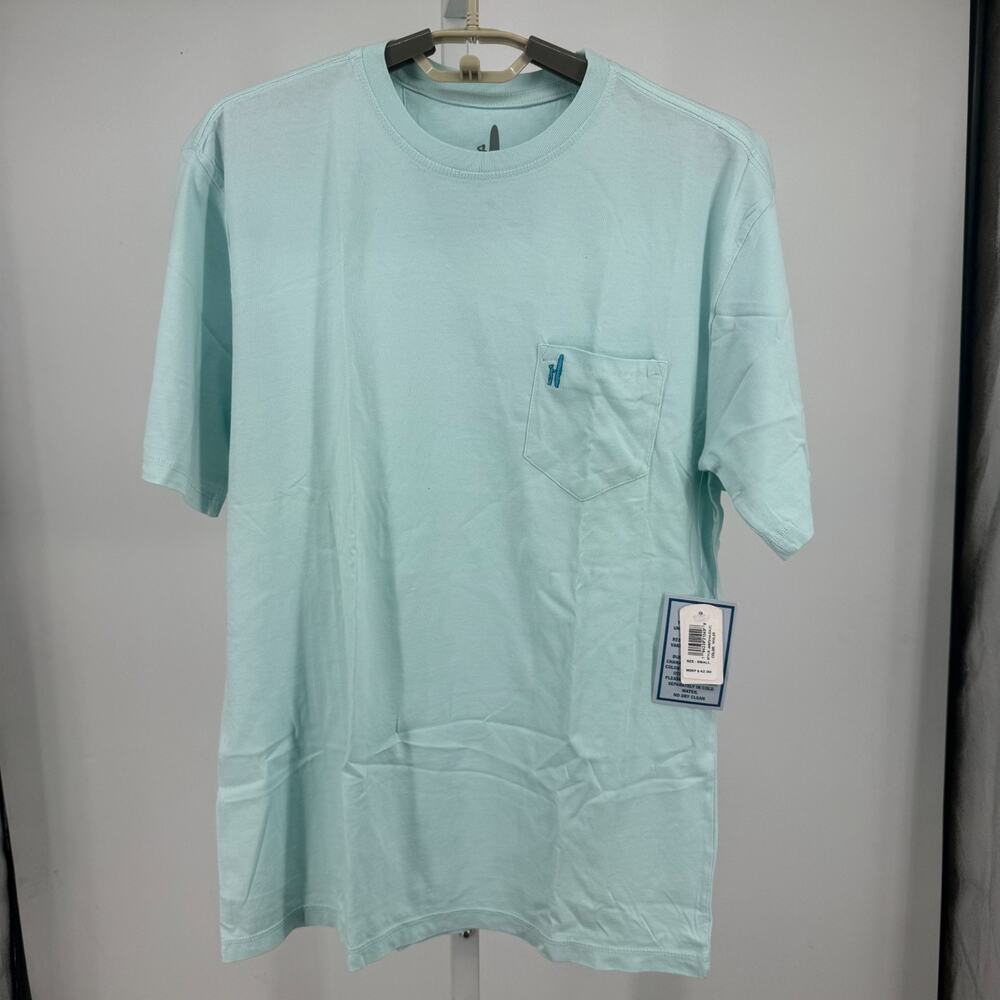 Johnnie-O Dale T-Shirt Mens S Whaler Green Short Sleeve Crew Neck Tee JMST2190